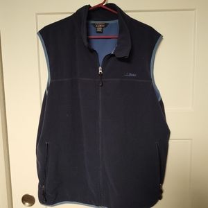 LL Bean fleece vest